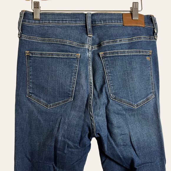Madewell 10” Roadtripper High Rise Raw Hem Skinny Jeans Size 28 - Picture 3 of 6
